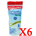 ALGODON X 6 PAQUETES