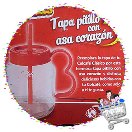 Colcafe Clasico 170g + Pitillo + Asa Corazon