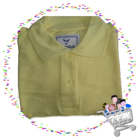 Camiseta tipo Polo Amarillo Bebe